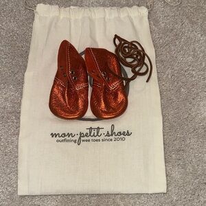 Mon Petit Shoes Orange Baby Shoes